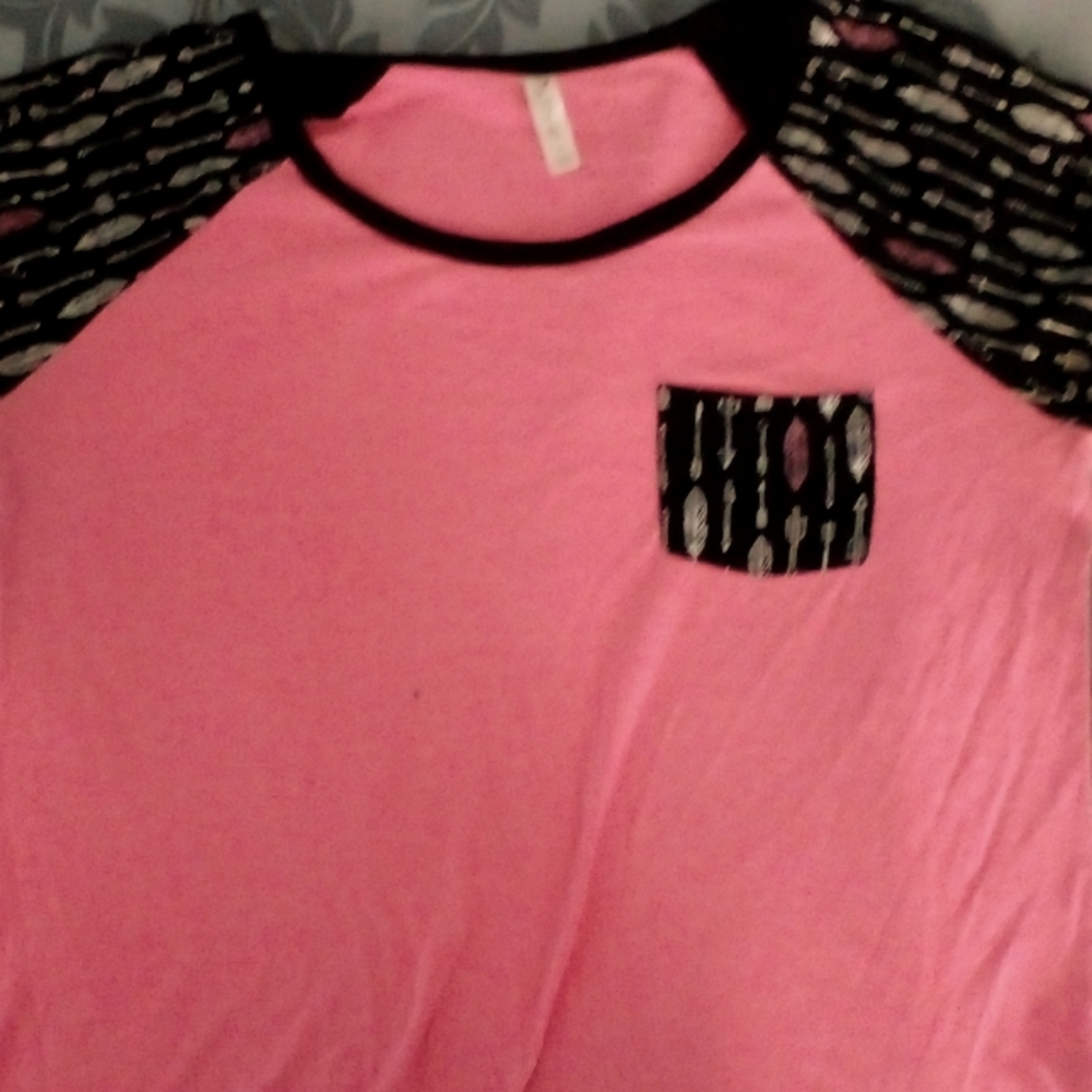 Pink and Black Sweater Arrow Designs